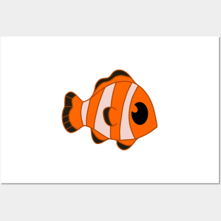 Cute Little Clown Fish Posters and Art